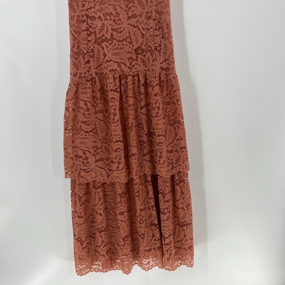 Taylor lace tiered dress cocktail party gala prom dinner date - Picture 6 of 16